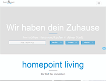 Tablet Screenshot of homepoint-living.de